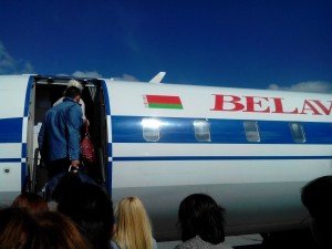 Самолет Белавиа Минск-Будапешт