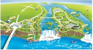 1. Схематическая карта водопадов